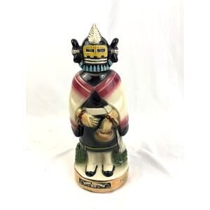 Vintage 1975 Ezra Brooks 90 Months Old Kachina Decanter R.H.-58 Heritage China
